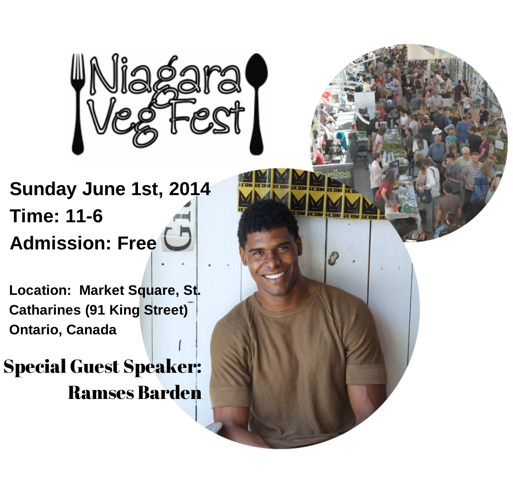 Ramses Barden Special Guest Speaker at Niagara Veg Fest